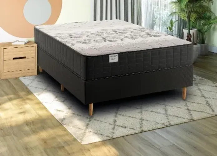 Conjunto: box + colchão Classic - molas ensacadas - casal 138X188X64