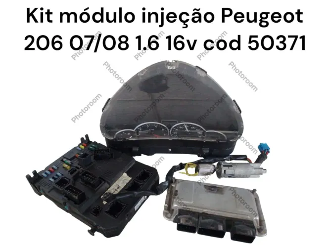 Kit módulo injeção Peugeot 206 1.6 16v 07/08