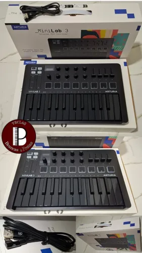 Teclado Controlador Arturia Minilab 3 - NOVO - Aceito Troca - Dividimos em até 12X