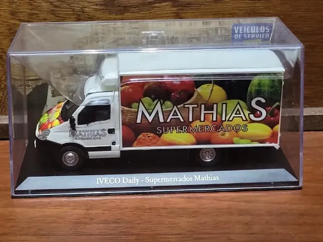 Iveco Daily Supermercados Mathias - Coleção Veículos de Serviço do Brasil - Miniatura 1/43