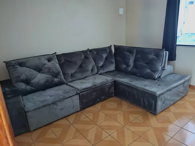SOFAZÃO SUEDE ENORME