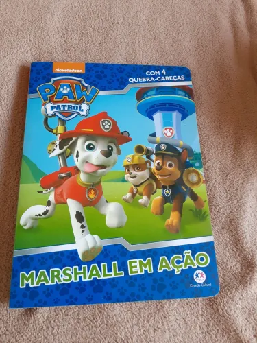 Livro Quebra-Cabeças Patrulha Canina - Marshall em Ação