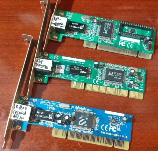 Placa De Rede Lan 10 100MB Pci Encore EN832-Tx Rent iCNT Chip Realtek Testada Sem Defeito