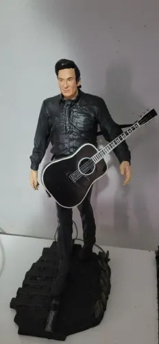 Boneco johnny cash mcfarlane cantor músico action figure