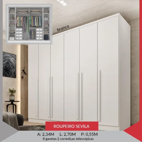 Guarda roupa casal