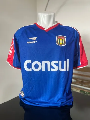 Camisa do São Caetano anos 2000 usada pelo zagueiro Dininho