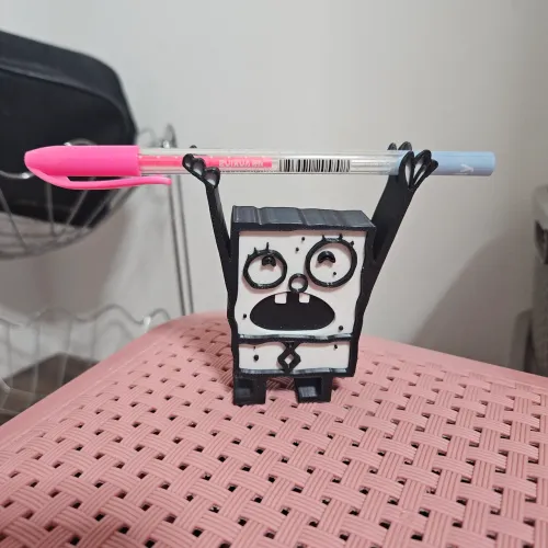 Porta Lápis Caneta Bob esponja 3d Divertido
