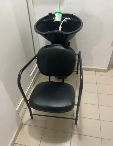Lavatório cabeleireira costa reclinável