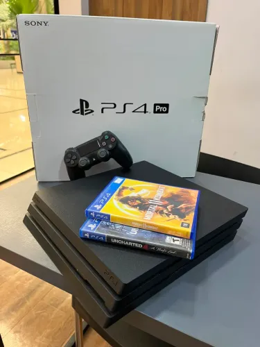 PlayStation 4 pro com jogo e garantia - entrego na sua casa 