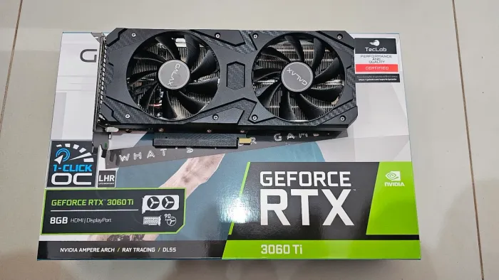 RTX 3060 Ti usada na caixa em perfeito estado