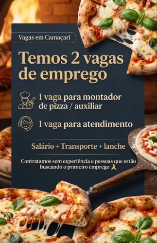 Vagas de emprego em Camaçari 