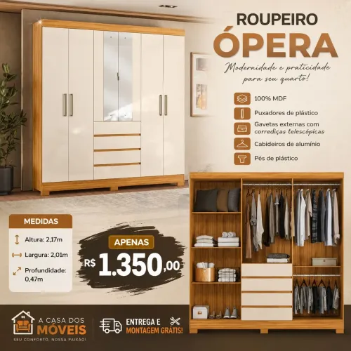 Guarda roupa Ópera