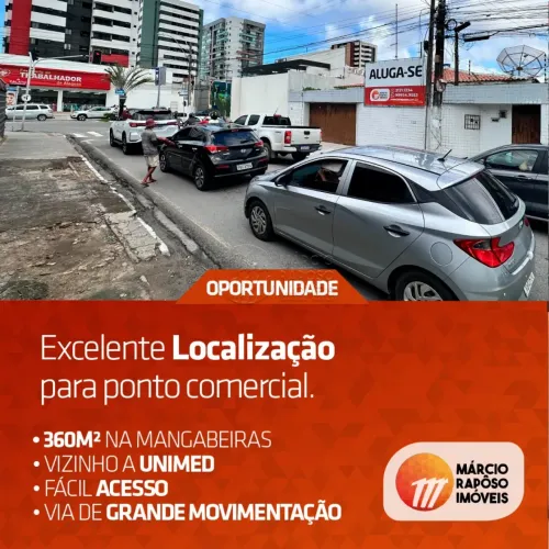 CASA COMERCIAL COM 360,00M² NA MANGABEIRAS
