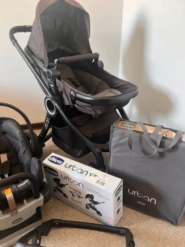 KIT Carrinho de bebê CHICCO Urban 3 em 1