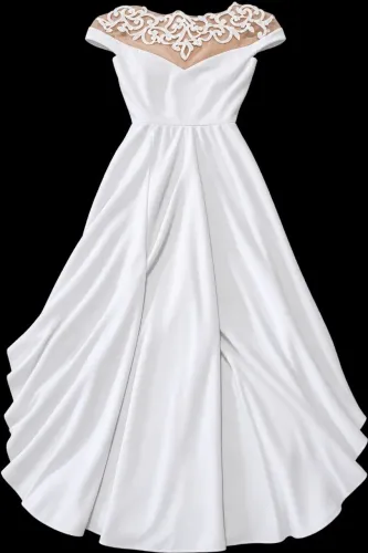 Vestido de Noiva com Fenda e Tule