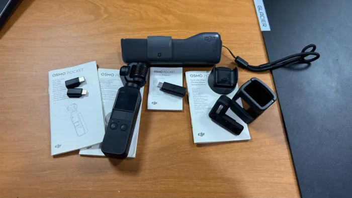DJI Osmo Pocket 4K 60fps + Kit de Expansão Completo + Adaptador Áudio + Case