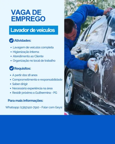 Trabalhar em lava rápido...