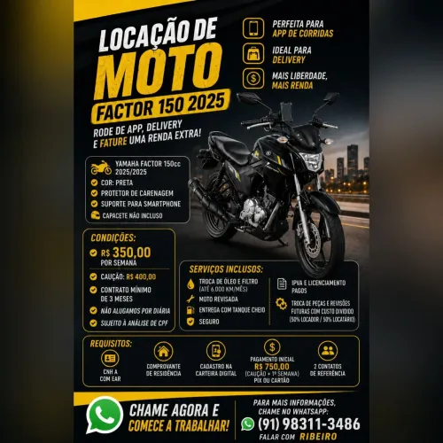 Aluguel de Moto
