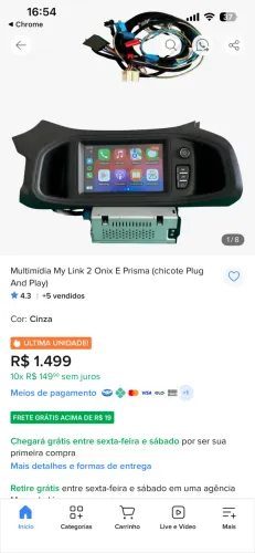 Vendo multimídia MyLink 2