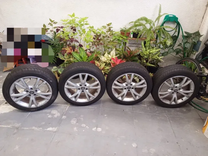 Rodas 17, furação 5x100 com pneus 205/50