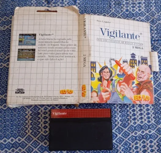 Cartucho Master System Vigilante Tec Toy
