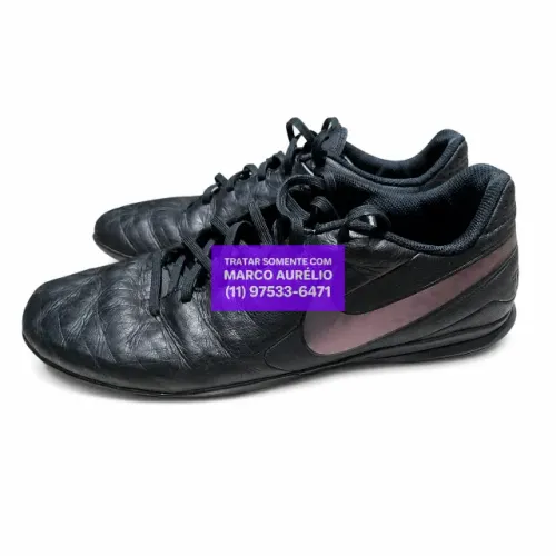 Chuteira Nike Tiempo Legend Preta Society Tamanho 42 Masculina Bom Estado