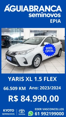 Toyota Yaris XL 1.5 Flex 16V 5P Aut. 2024
