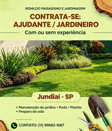 Procura se jardineiro