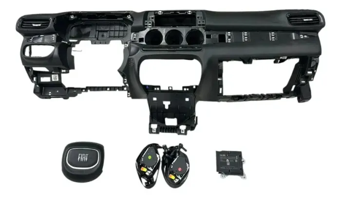  Kit Airbag Incompleto Fiat Argo/Cronos 2025 Preto