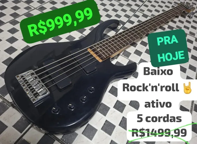 Baixo 5 cordas contrabaixo pra hoje