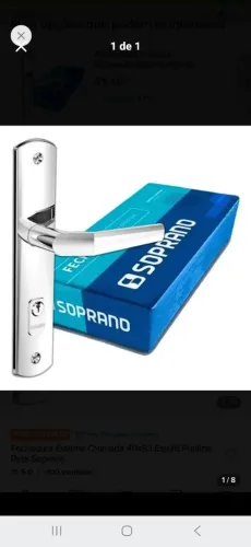Fechadura pra banheiro soprano