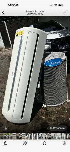 Split convencional e inverter de 22 e de 24mil 