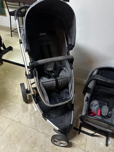 Carrinho de bebê infantil SKY - Travel System Completo