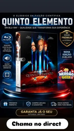 Filme O quinto elemento blu-ray edição de colecionador