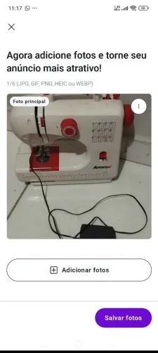 Máquina de costura manual