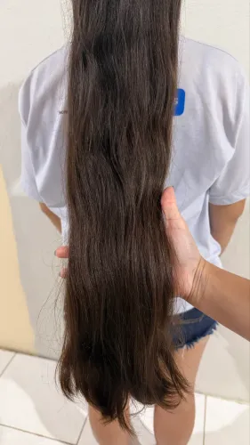 CABELO NATURAL - para vender 55cm
