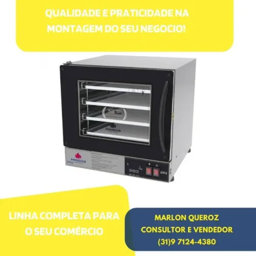 Forno Turbo Fast Oven 4 Assadeiras Progas