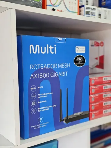 Roteador multi mesh wi-fi 6 até 900mega