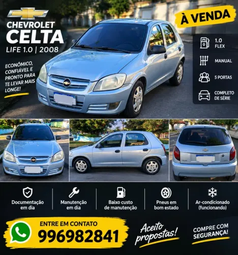 Chevrolet Celta Life/ LS 1.0 MPFI 8V Flexpower 5P 2008