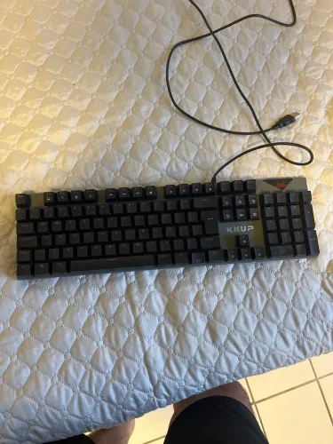 Teclado Mecânico Full Size Knup Switch Azul