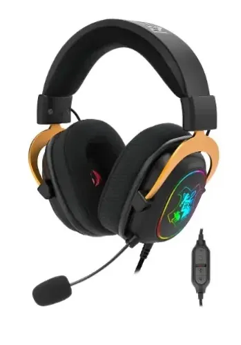 Headset Redragon Zeus Edição Harry Potter Hogwarts - RGB - Novo