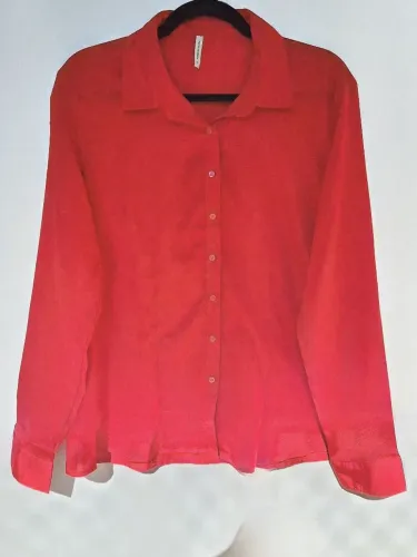 Camisa social vermelha