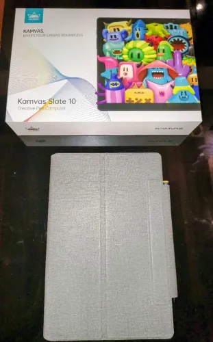 Tablet gráfico HUION Kamvas Slate 10 (não conecta o Wi-Fi)
