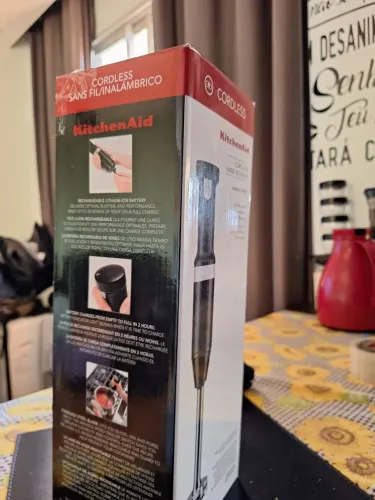 MIXER (LIQUIDIFICADOR DE MÃO)  SEM FIO KITCHENAID (CORDLESS) - NOVO NA CAIXA (USA)
