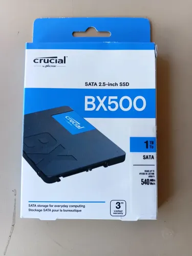 Ssd crucial 1tb completo na caixa