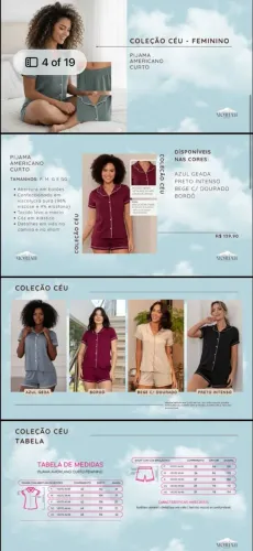 Pijamas feminino Moriah Dreams