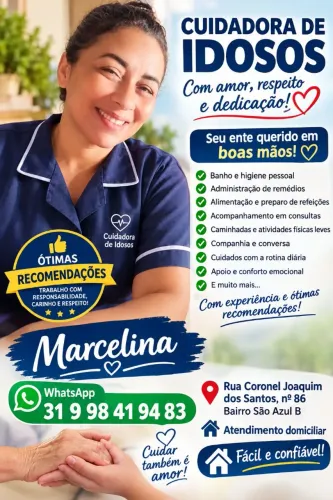 cuidadora de idoso.