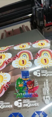 Impressão de DTF UV Adesivo