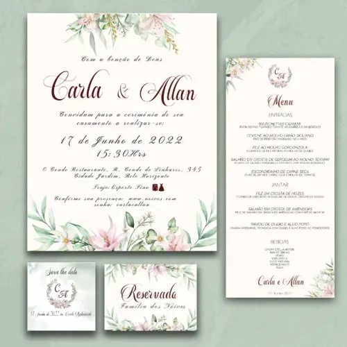 Convite de Casamento Online