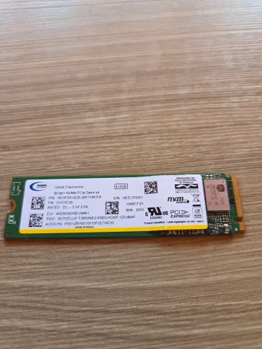 SSD nvme 512gb Hana Gen4 leitura de 3400mbs
